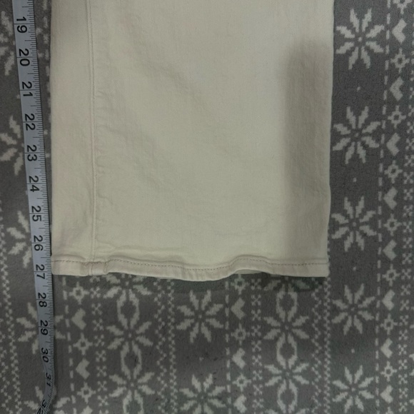 Madewell Perfect Vintage Flare Crop Jeans Vintage Canvas Cream‎ NI959 Size 31 - Picture 11 of 11